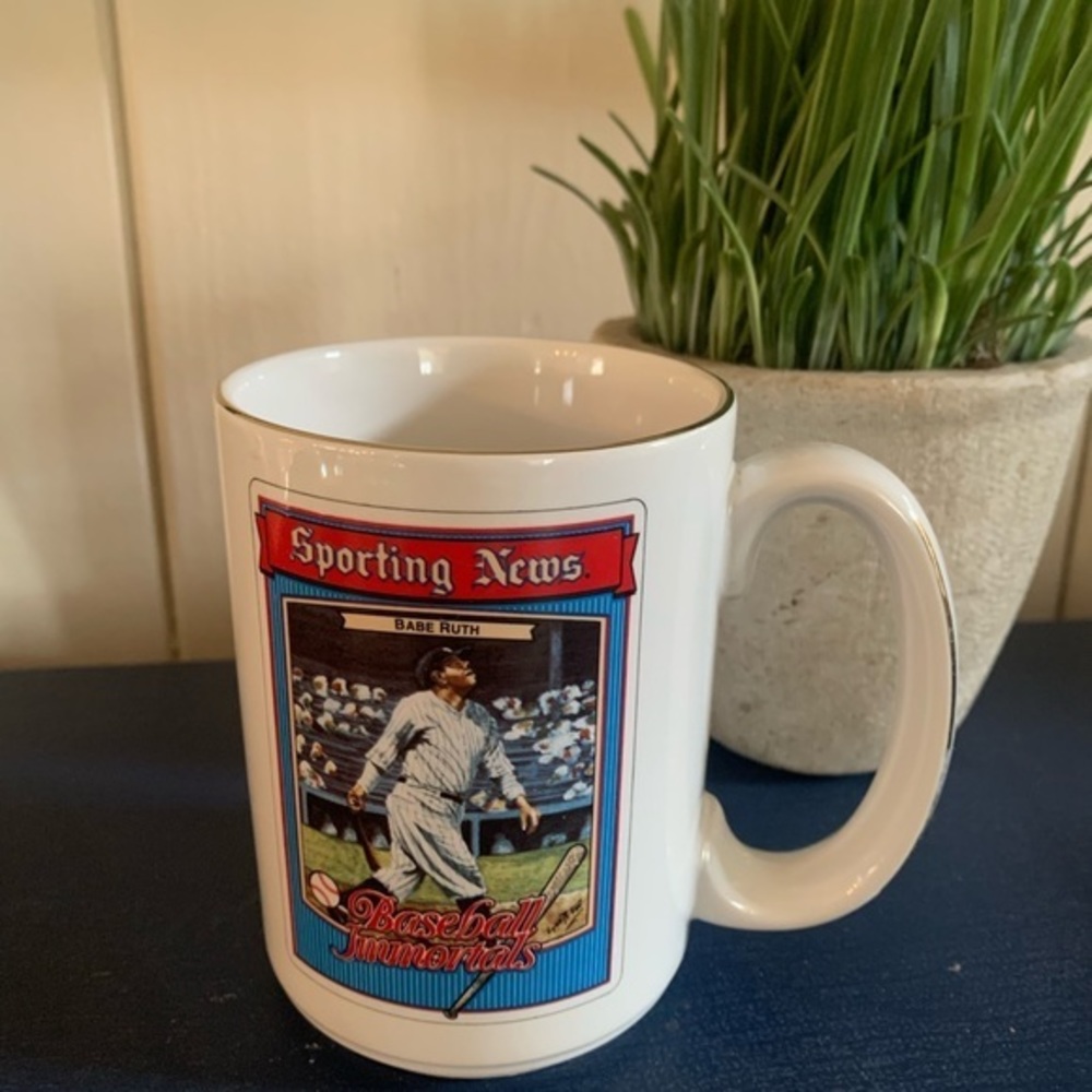 Sporting News Baseball Babe Ruth Coffee Mug Hamilton Gifts Heirloom Tradition